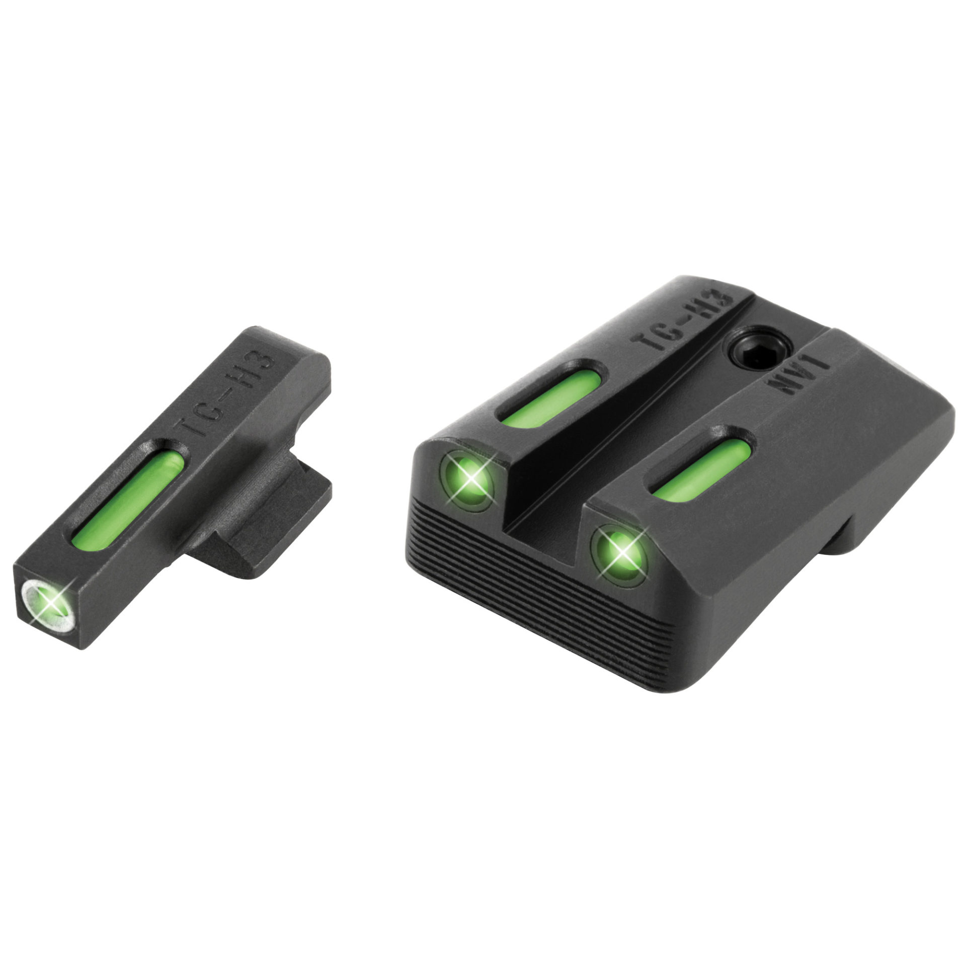 TRUGLO TFX NIGHT SIGHTS WITH FIBER OPTIC