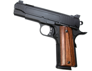 1911 commander elimintator pro 45 acp with ported slide DLC coated